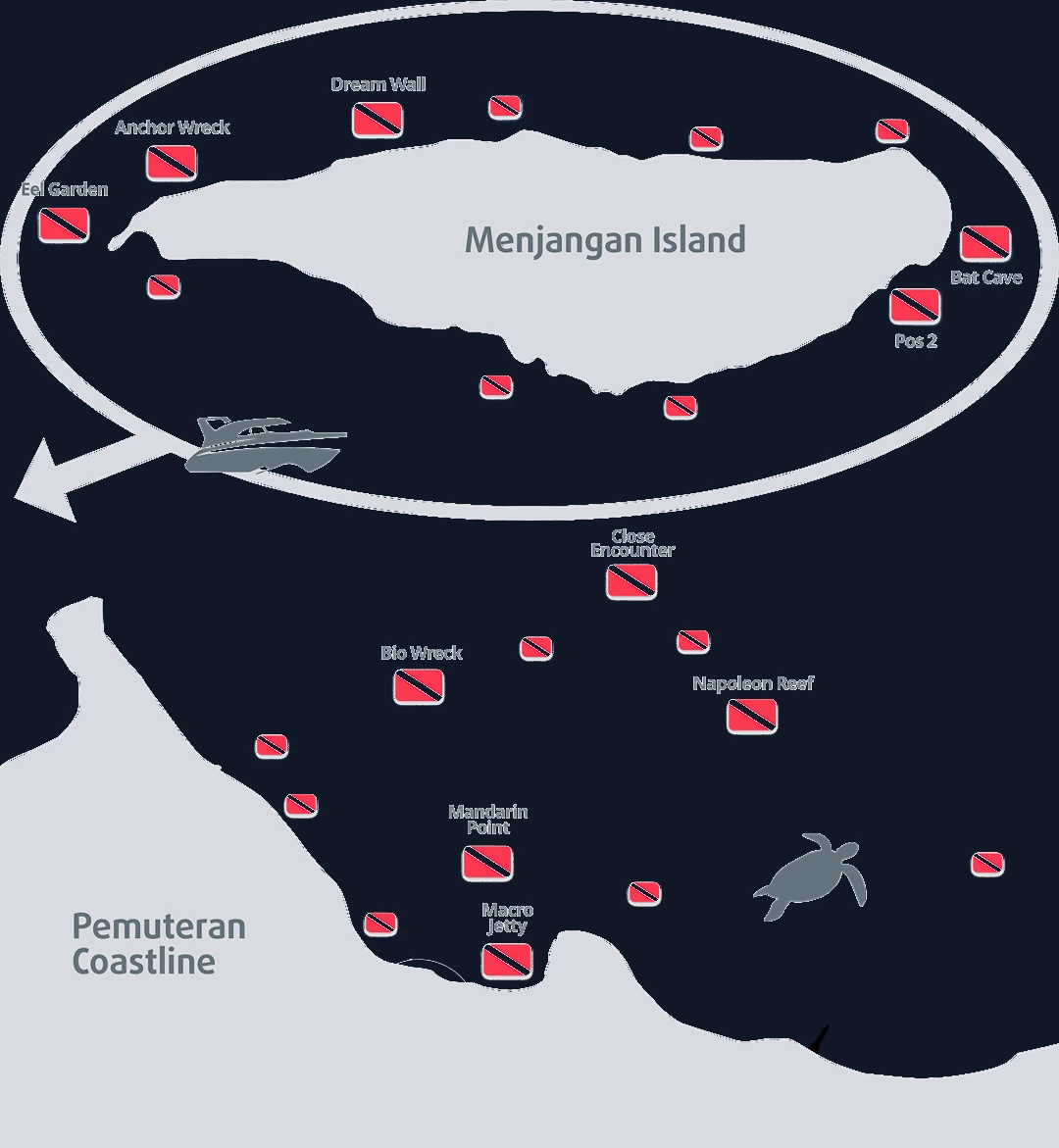 Dive Site Map